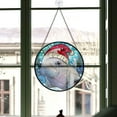 thumbnail image 3 of Manatee Ornament Christmas 2025, Manatee Stained Glass Window Hanging – Artistic Home Decor for Every Season, 3 of 5
