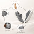 thumbnail image 4 of NRNHI Men's Loafers Slip-On Casual Shoes with Arch Support GreyWhite Size 9.5, 4 of 8