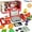 Red, variant on PayUSD Toy Cash Registers for Kids, Pretend Play Toys with Scanner, Play Money, Calculator, Credit Card Reader, Great Grocery Pre-School Gift for Boys & Girls, for Children from 3 Years, Red