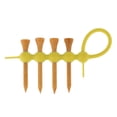 thumbnail image 1 of Clip de goma verde Sunnimix Soporte de golf con 4pcs camisetas de golf de madera amarillo, 1 of 8