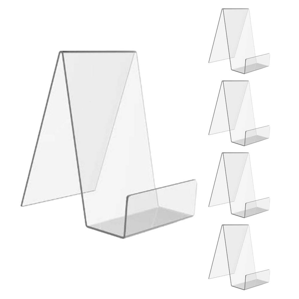 Display Stand Lacyie Acrylic Book Stand Clear Picture Display Easel Holder for Artwork