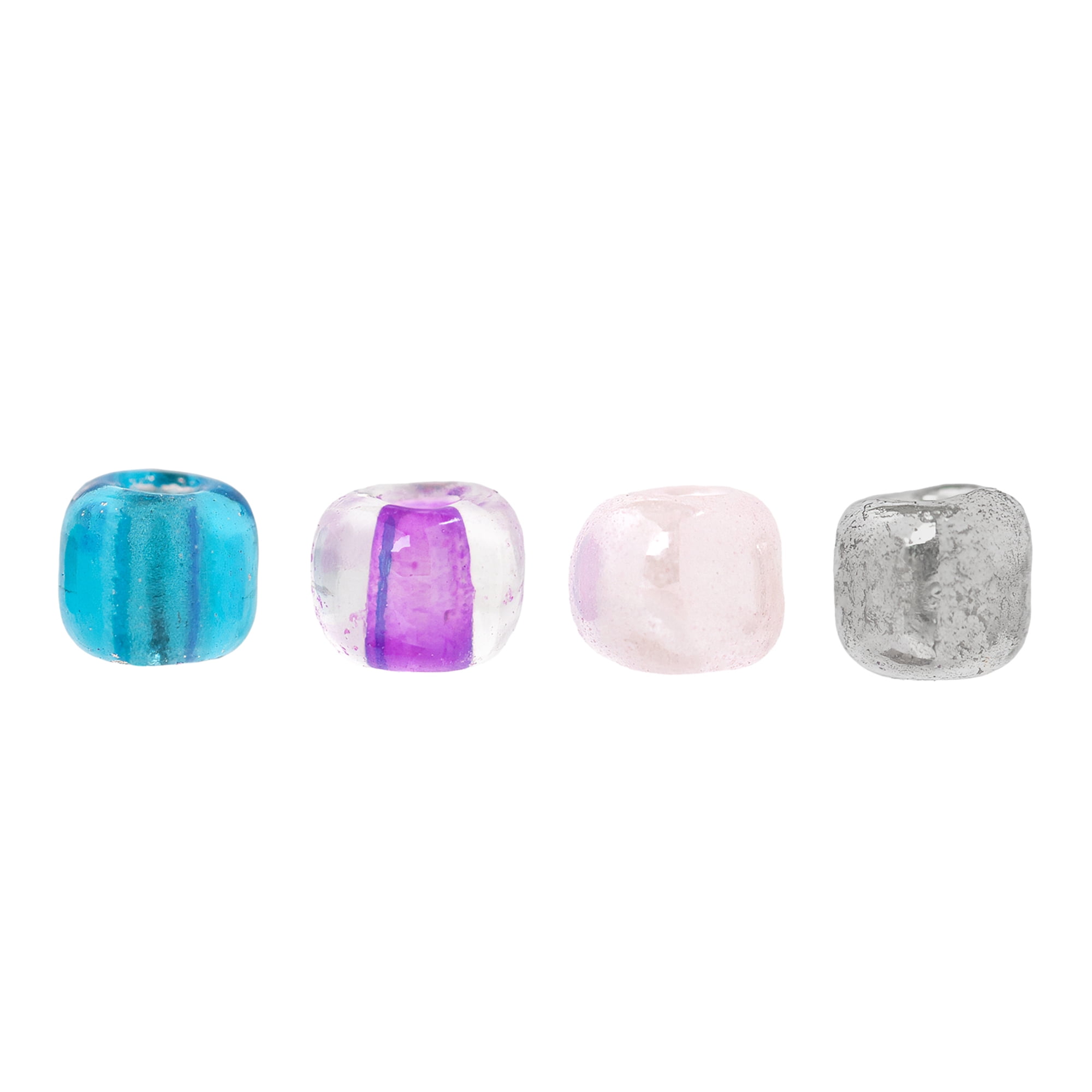 Cousin DIY E-Bead Purple & Aqua Mix for Crafting and Jewelry, 45g