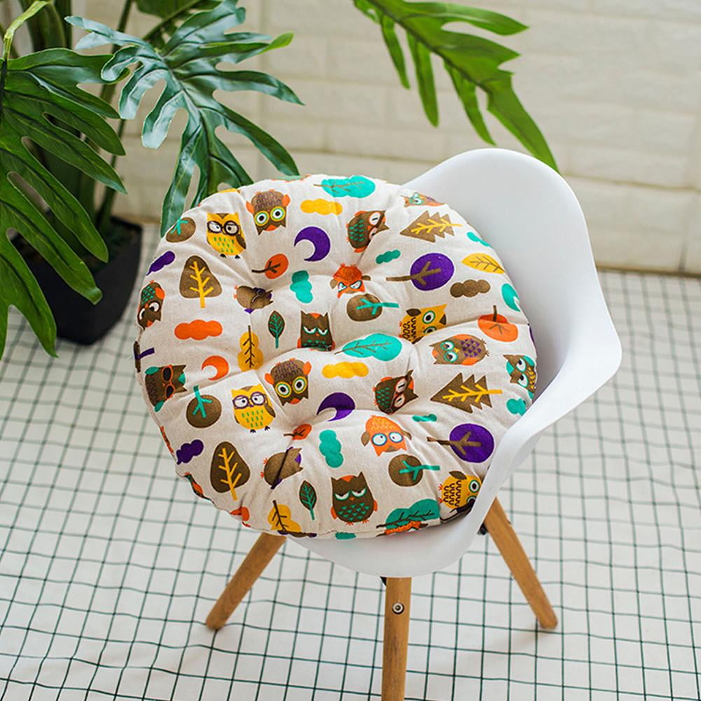 Round Chair Cushion Soft Chair Seat Pad Thick Cushion for Kitchen