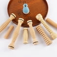 thumbnail image 2 of Roller Wooden Massage Stick Abdominal Leg Roller Massage Home Fitness Yoga Wheel Meridian Massage Stick, 2 of 9