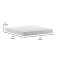 thumbnail image 4 of Flash Furniture Jasmine Charcoal & Green Tea Cooling Gel Memory Foam 8 Inch Mattress King, 4 of 9
