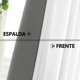 thumbnail image 4 of Lino Cortinas Blackout con Aislamiento Térmico, 100% Blackout y Ojal Superior Cortina para Recámara y Ventana de Sala, Capa Trasera de Revestimiento Gris, 2 Paneles, 132 x 213.3 cm, Blanco, 4 of 14