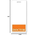thumbnail image 2 of 2 Pack - Doctor Badge Buddy - Heavy Duty Vertical Badge Buddies for Doctors - Spill & Tear Proof Cards - 2 Sided USA Printed Quick Role Identifier ID Tag Backer by Specialist ID, 2 of 7