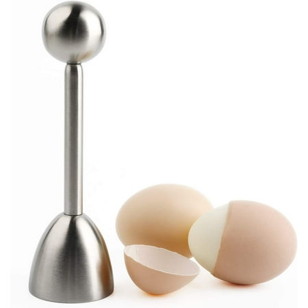 

Egg topper stainless steel egg cutter for soft hard boiled eggs cracker eggshell separator remover