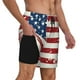 thumbnail image 2 of Fotbe Vintage American Flag Traje de Baño para Hombre – Shorts de Natación de Secado Rápido con Forro y Bolsillos-3X-Large, 2 of 6