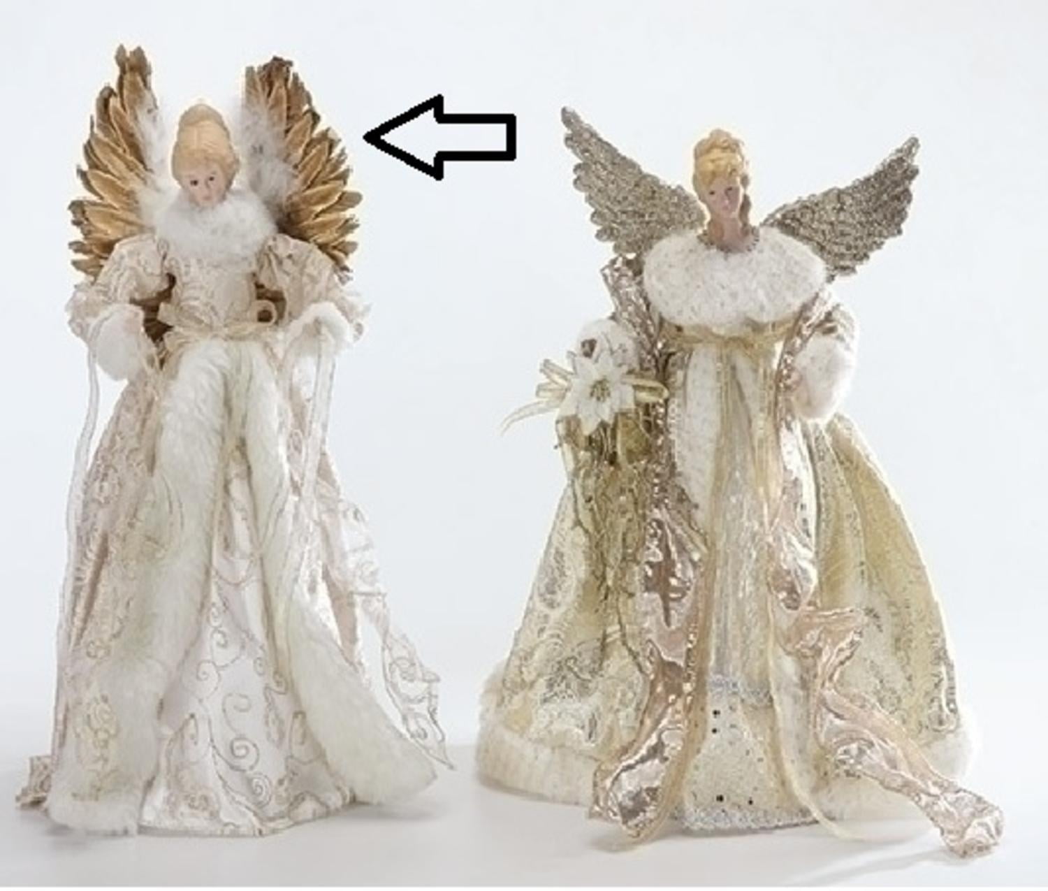 18" Graceful Golden Angels Christmas Tree Topper Unlit Walmart Canada