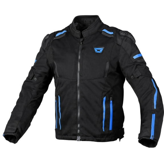 Cortech Hyper-Flo Air 2.0 Mens Textile Motorcycle Jacket Black/Blue 3XL