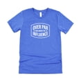 thumbnail image 3 of Over Par and Under the Influence Shirt for Men Funny Golfing Tee Gift for Men Heather Blue Shirt Adult 2XL, 3 of 5