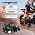thumbnail image 3 of 110CC Engine Motor Kit, Engine with Kick Start & Carburetor & 4 Speed, Engine Replacement Kit for Honda CRF50/CRF70/XR50/Z50, Pit Dirt Bike, Black, 3 of 12