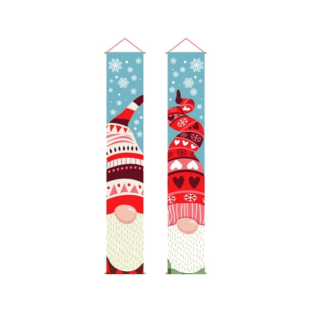 Toystoory Conjunto de accesorios de pareado de puerta de Navidad Colgante de Navidad multiusos Colgantes de vacaciones Kits de decoración para fiestas Tipo 2