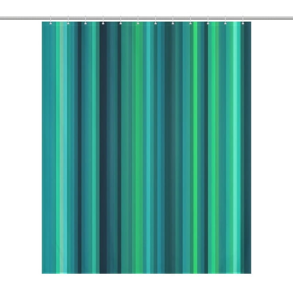 3D Abstract Lines Shower Curtain Modern Home Bathroom Bathtub Decor Waterproof Fabric with 12PCS Hooks