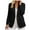 E-Black, variant on Womens Blazers for Work Casual Business Open Front Solid Blazers Summer Lightweight Lapel Draped Office Suit Jackets Dark Gray, XL