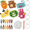 thumbnail image 1 of LOVEVER Animals Crafts Kids Felt Sewing Kit for Beginners  Age 6+, 1 of 10