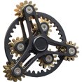 thumbnail image 1 of Pure Brass Fidget Spinner Gears Linkage Fidget Gyro Toy Metal, 1 of 7