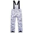 thumbnail image 2 of Pantalones de esquí para niños y niñas, ropa de nieve cálida para deportes al aire libre, pantalones de moda para niños, 2 of 6