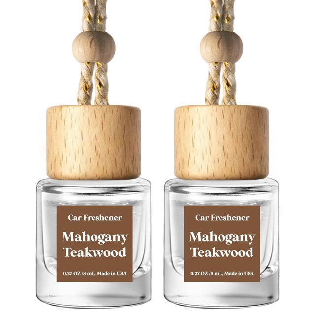 Ambientador para auto C CLASSY Mahogany Teakwood, paquete de 2