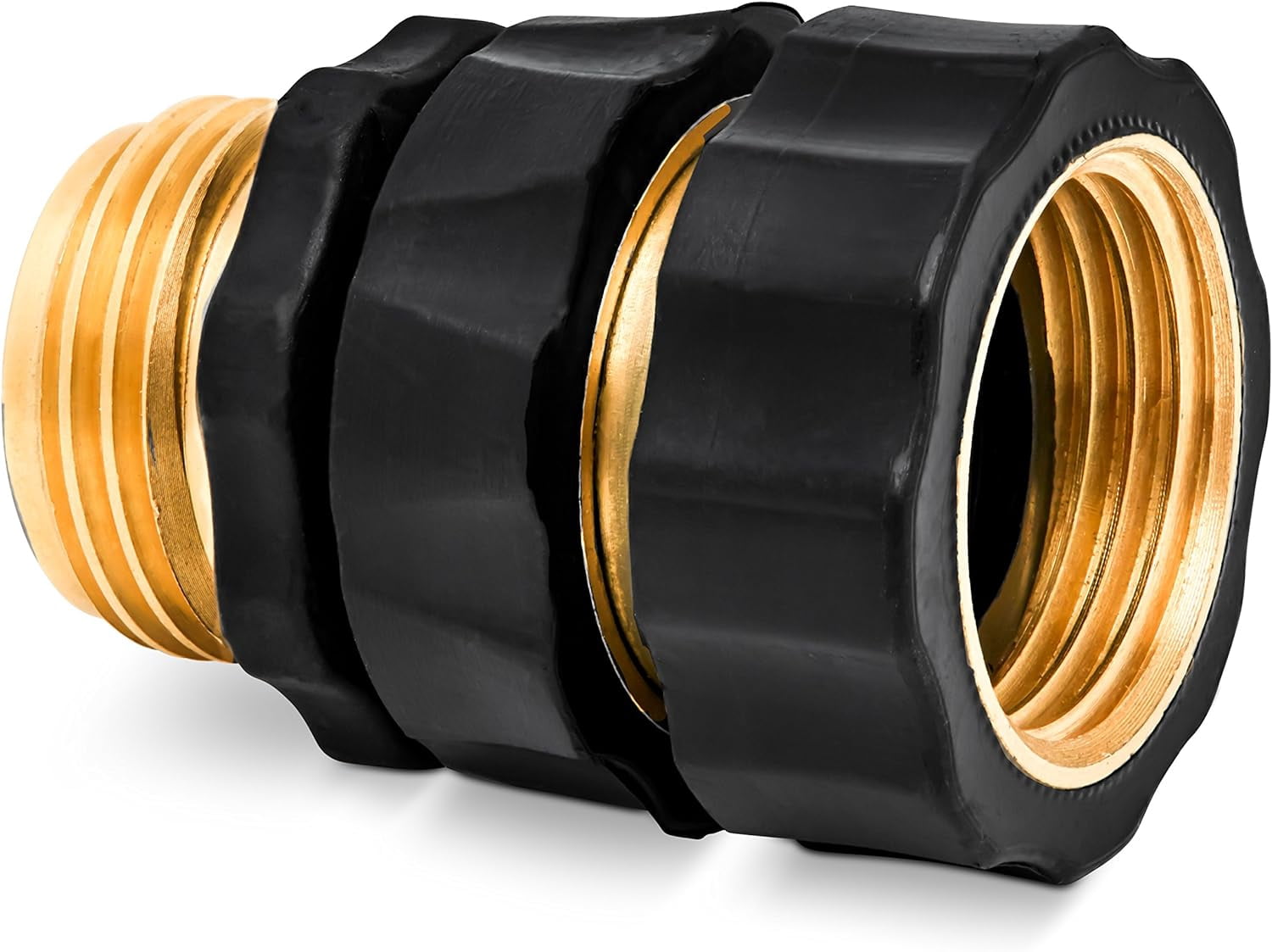 Morvat Brass Quick Hose Connector, Easily Add Attachments to Garden Hose, 6 Pack