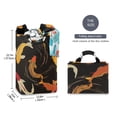 thumbnail image 2 of Yayeee Freestanding Laundry Hamper with Handle Collapsible Large Storage Basket for Clothes, Black Fish Pattern, 2 of 7