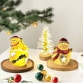 thumbnail image 4 of PEIBang 2Pcs Christmas Lighted Snowman Figurines,Cute Snowman Night Light Tabletop Decorations for Indoor Mantel Fireplace Home, 4 of 6