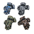 thumbnail image 3 of Minnieouse Guantes cálidos de invierno Par de mitones de esquí Guante ajustable de moda para adultos con hebilla para ciclismo Esquí Mujeres Hombres guantes y mitones Gris Minnieouse AP011189-02B, 3 of 6