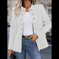 thumbnail image 4 of Conjunto de Chaqueta Informal de Negocios de Larga y Corte Entallado para Mujer, con Doble Botonadura y Abertura Frontal, para Otoño. XL, 4 of 7