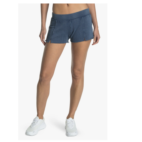 Z By Zella Embody Washed Knit Shorts In Navy Size S