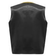 thumbnail image 2 of TSSOE Boys Arabian Prince Vest Open Front Medieval Waistcoat for Carnival Party Dress Up Black 16, 2 of 7