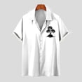 thumbnail image 2 of Camisas de Manga Larga para Hombres Blusa Cómoda de Cuello de Impresión, Camisa Casual de Poliéster para Uso Diario, de Fiesta Y de Primavera de Verano, 2 of 4