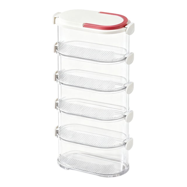 Stackable Sealed Food Storage Container for Kitchen Pantry Camping and Travel with Secure Lid Design