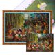 thumbnail image 1 of Hilo Algodón Bordado Punto Cruz Impreso Disneyland Halloween 11CT 90x60cm, 1 of 9