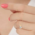 thumbnail image 4 of SZUL Women's 2 Carat Lab Grown Diamond Round Solitaire Pendant in 14K Yellow Gold (F-G Color, VS1-VS2 Clarity), 4 of 6
