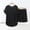 Black-A, variant on Pajama Sets for Women 2 Piece Loose Fit Shorts and Short Sleeve Shirts Summer Fall Casual Pullover Lounge Sleepsuits Pink