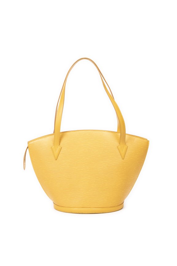 Pre-Owned Louis Vuitton Yellow St-Jacques Shopping GM Shoulder Bag Epi