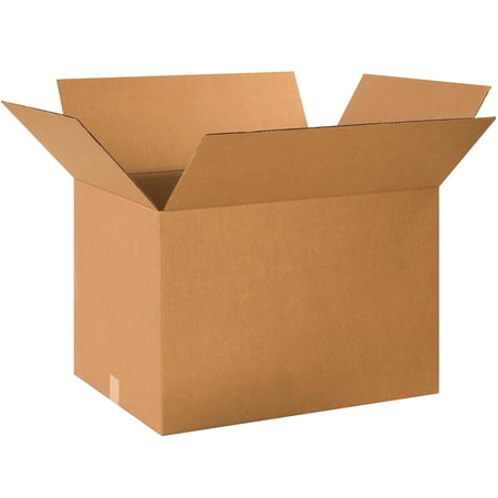 BOX USA 24x18x16 Corrugated Boxes, Large, 24L x 18W x 16H, Pack of 15 | Shipping, Packaging, Moving, Storage Box for Home or Business, Strong Wholesale Bulk Boxes