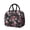 Black-4, variant on Lunch Bag Lunch Box for Women Reusable Insulated Lunch Cooler Bags,Large Capacity for Work Travel Picnic,Water-Resistant Pioneer Colorful Floral Lunch Tote Bag Gifts for Woman Mom Black