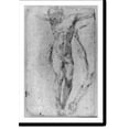 thumbnail image 2 of Historic Framed Print, [Crucifixion study], 17-7/8" x 21-7/8", 2 of 9