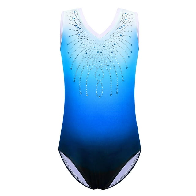 Maillot de gimnasia BAOHULU Shiny Diamond Ballet Girls 12A