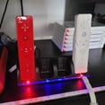 thumbnail image 3 of Deyuer Gaming Handle Charger with LED Light Indicator Easy Installation Convenient Stable Output Portable Game Component 4-in-1 Remote Controller Gaming Handle Charging Dock for WII Gamepad, 3 of 7