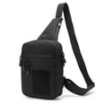 thumbnail image 2 of Mochila táctica negra ajustable con bandolera para portar una pistola oculta, 2 of 12