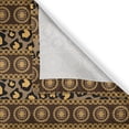 thumbnail image 4 of Ambesonne African Valance Pack of 2, Leopard Skin Ornaments, 42"X18", Umber Brown Marigold, 4 of 5