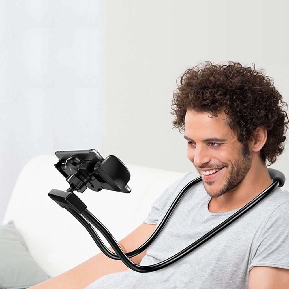 landege Universal Smart Mobile Phone Stand Hanging on Neck Cell Phone Mount Holder