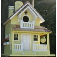 thumbnail image 2 of CC Home Furnishings 11" Yellow and Brown Courtyard Cottage Outdoor Garden Birdhouse, 2 of 2