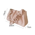 thumbnail image 2 of Adecuado para viajes diarios y citas bolso de PU bolso nube plisado simple a la moda, 2 of 5