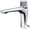 Chrome, variant on Brass Brushed Gold Bathroom Constant Temperature Basin Faucet Push Button Switch Deck Mounted Hot Cold Mix Sink Faucet