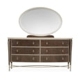 thumbnail image 3 of Michael Amini Villa Cherie Wood Dresser and Mirror in Hazelnut Brown, 3 of 15