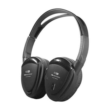 Soundstream VHP-12 2-Channel IR Foldable Headphones with Storage Case